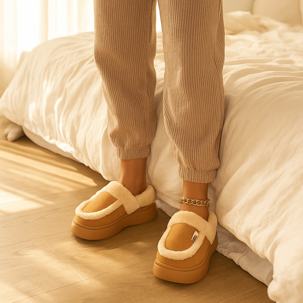 Pillow Sherpa Slippers-Pillow Slides
