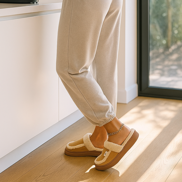 Pillow Sherpa Slippers-Pillow Slides